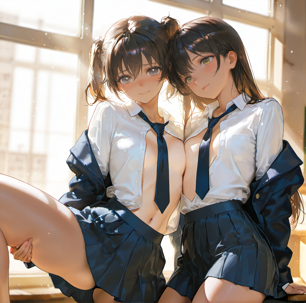 ブレザーを脱いで