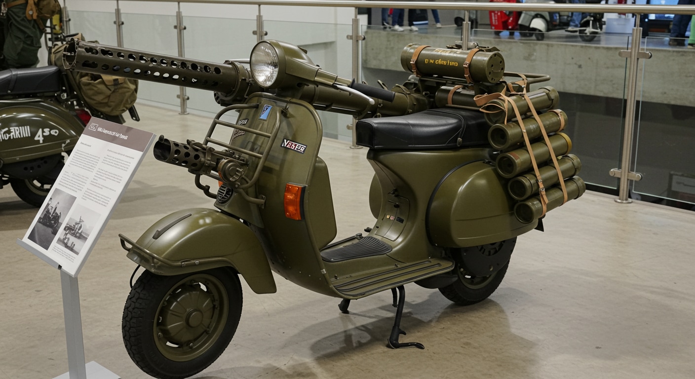 ベスパ軍用バイク | の人気AIイラスト・グラビア