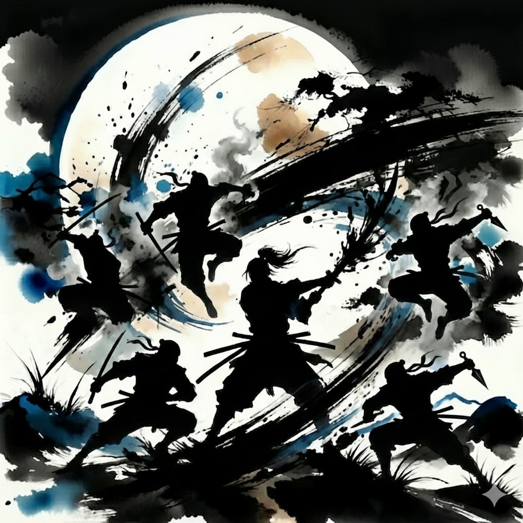 墨染の剣劇 | の人気AIイラスト・グラビア