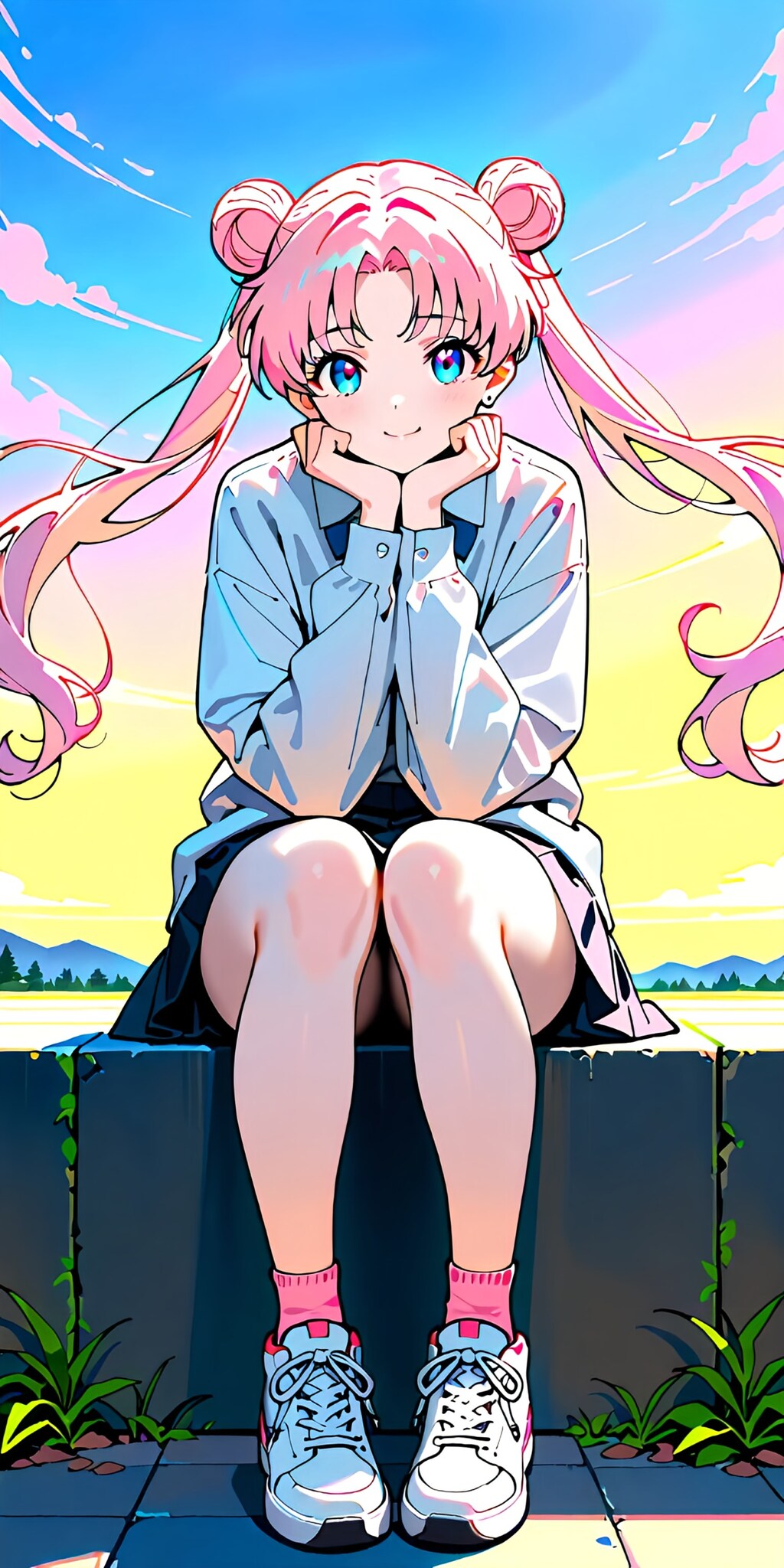 Lookalike Girls "Dusk and Sneakers"