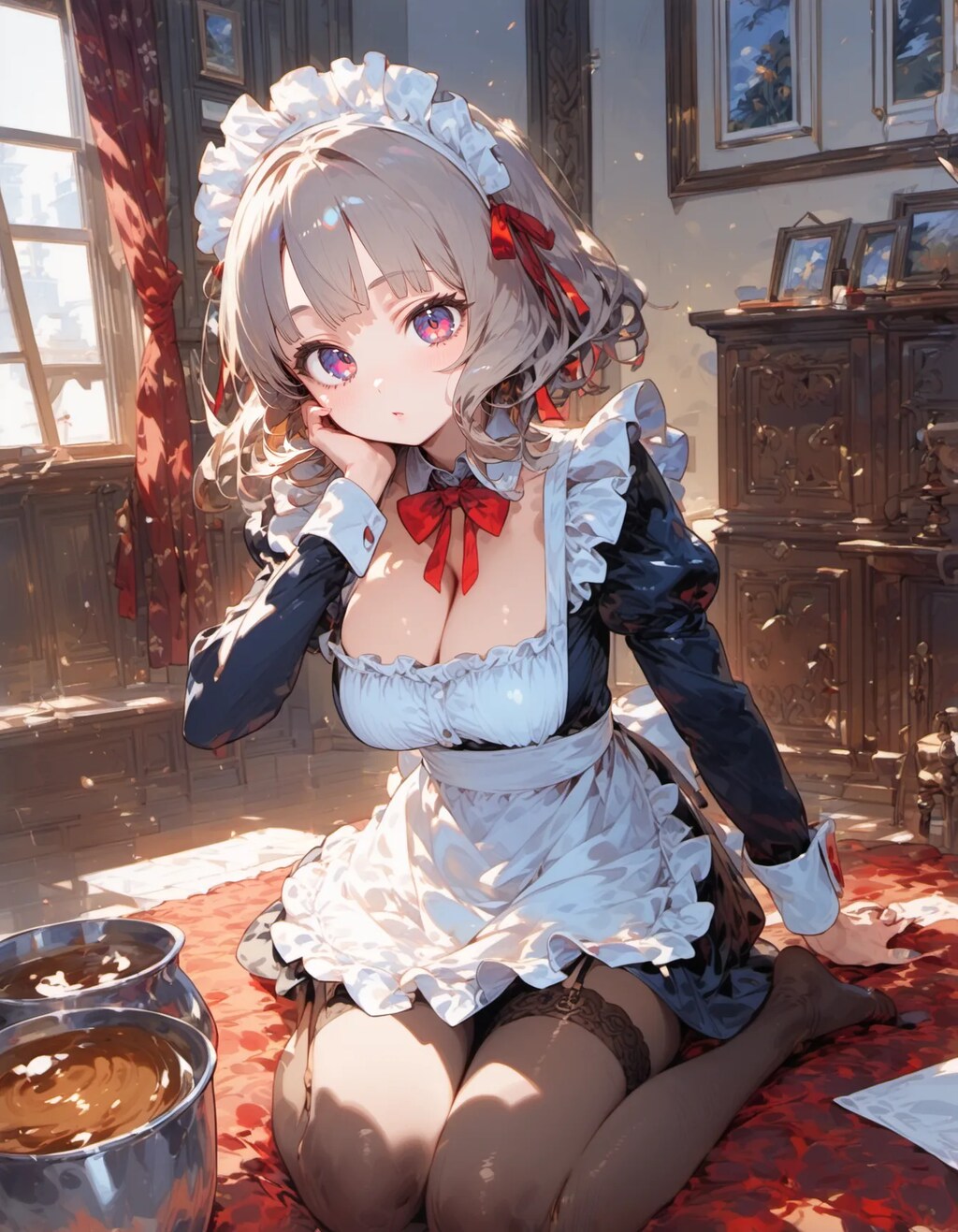 Maid's Moment of Contemplation