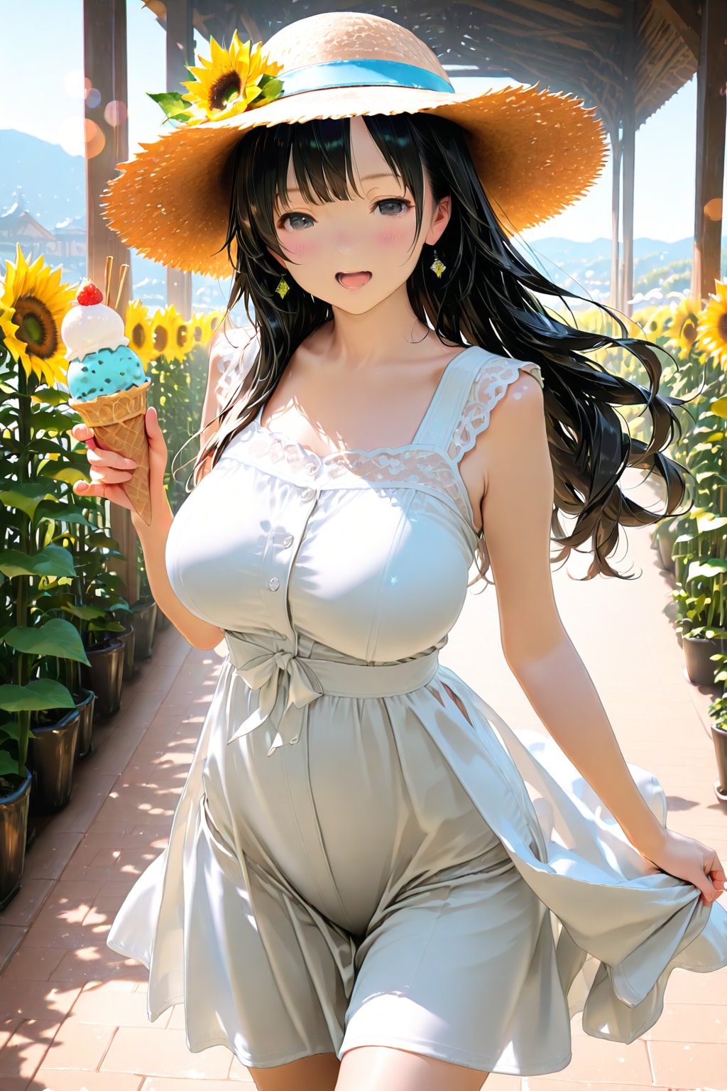 暑いけど、かんばろう！