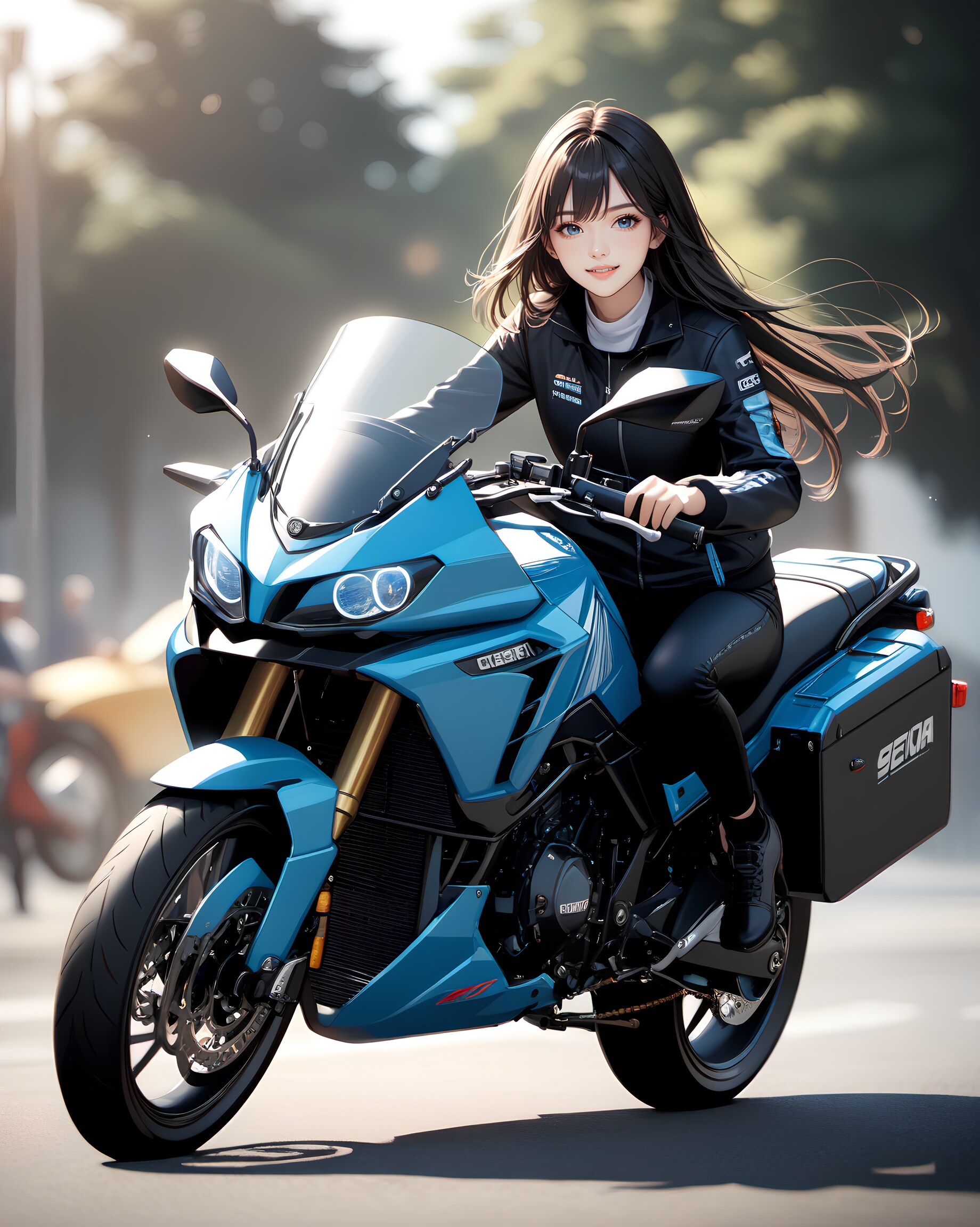 バイクにライドオン