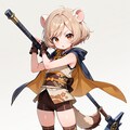 骨董品屋でかまいたちの鎌が売られていたので借金してまで買ってしまい返済のため草刈りのアルバイトをするフェレット 3枚目