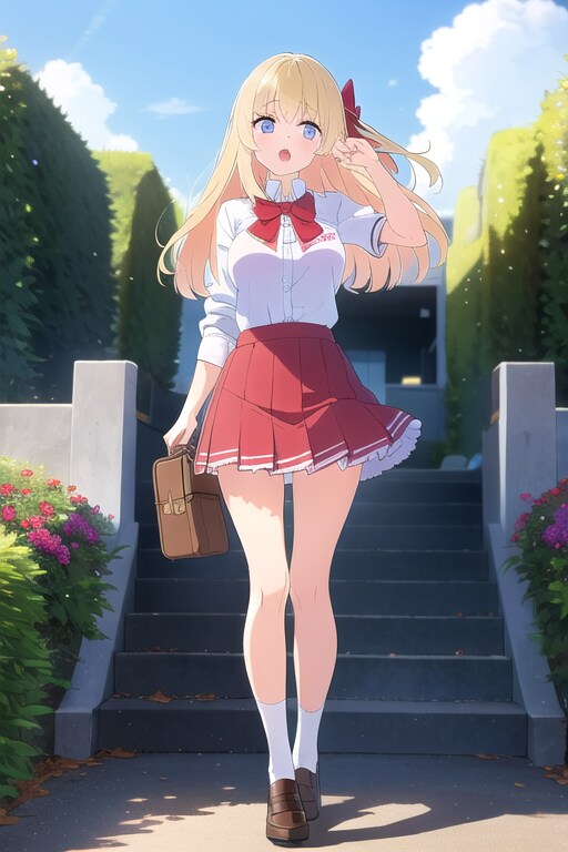 金髪女子高生
