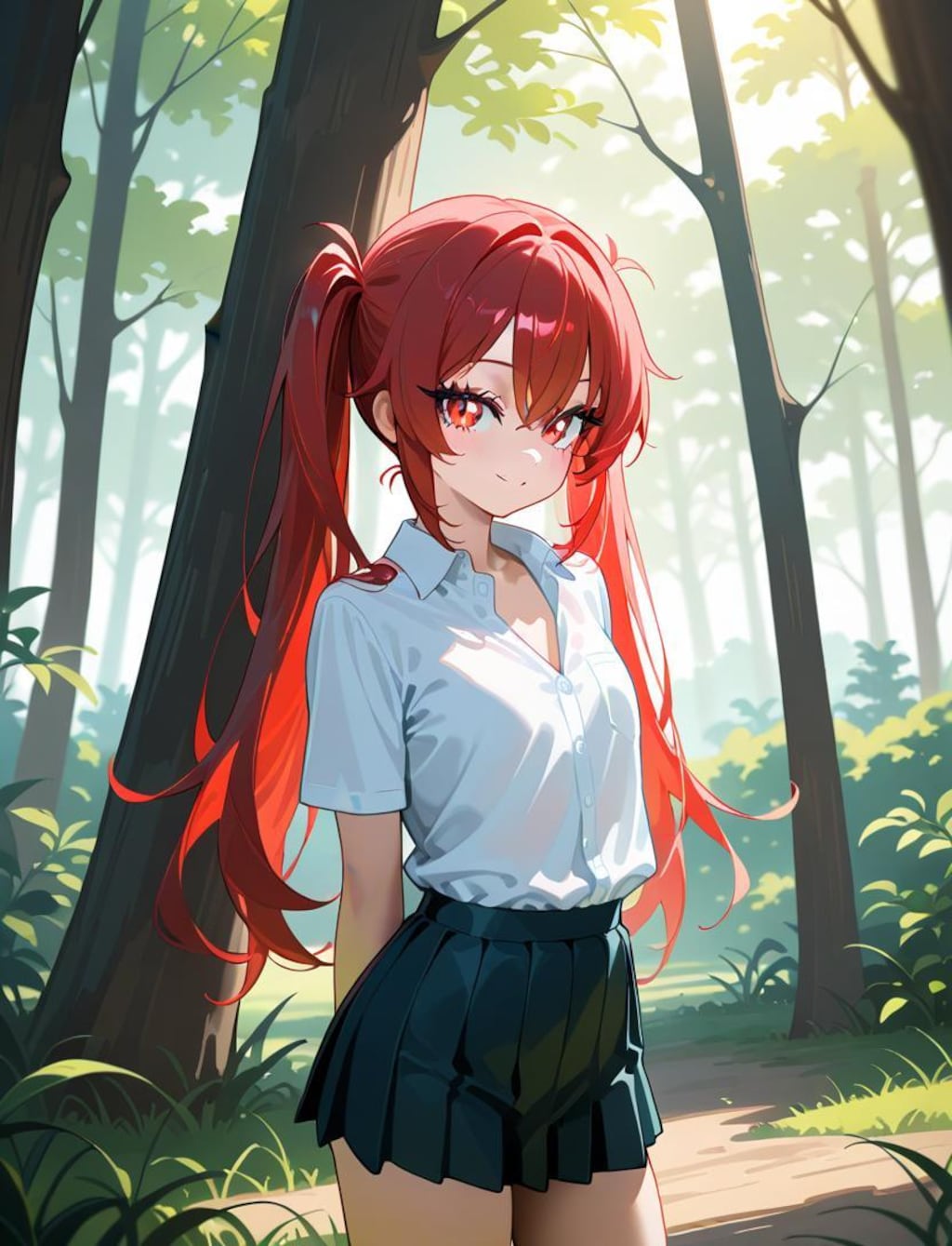 ツインテ制服フォレスト