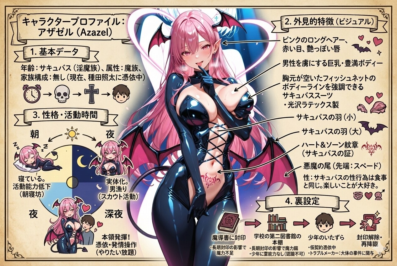 サキュバスアザゼル_誕生秘話