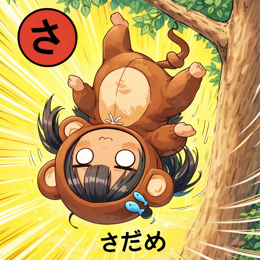 猿も木から落ちるこなつちゃん