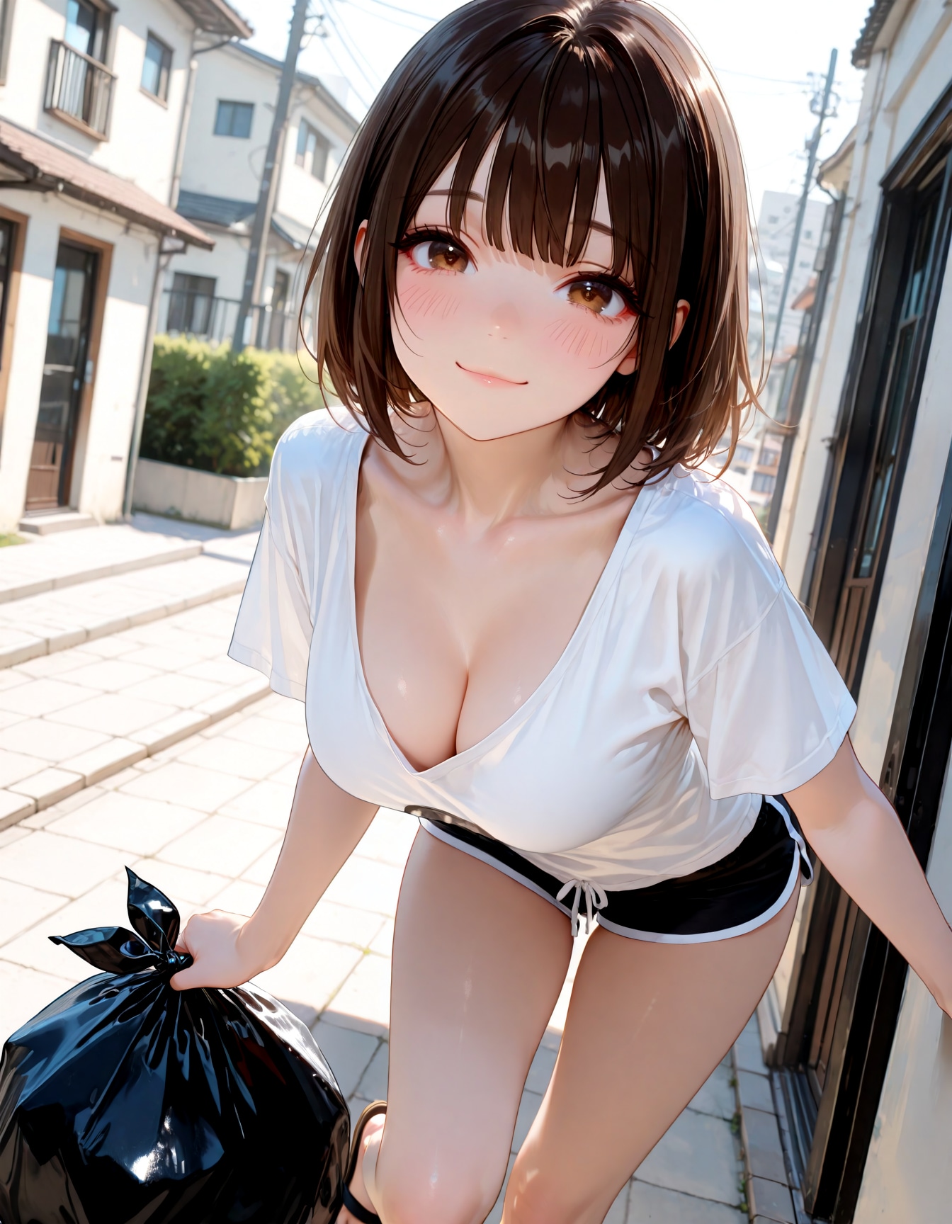 ゴミ置き場で会うJD