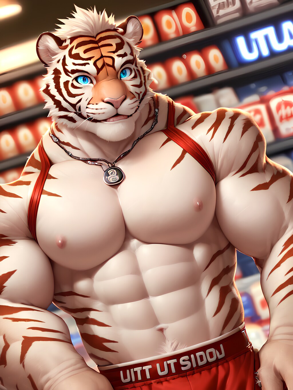 超市裡的老虎 Tiger in store