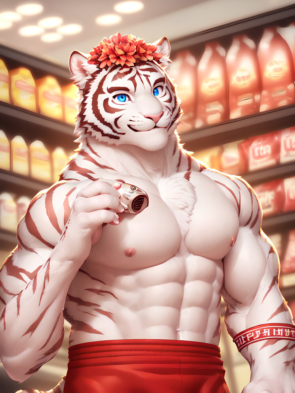 超市裡的老虎 Tiger in store