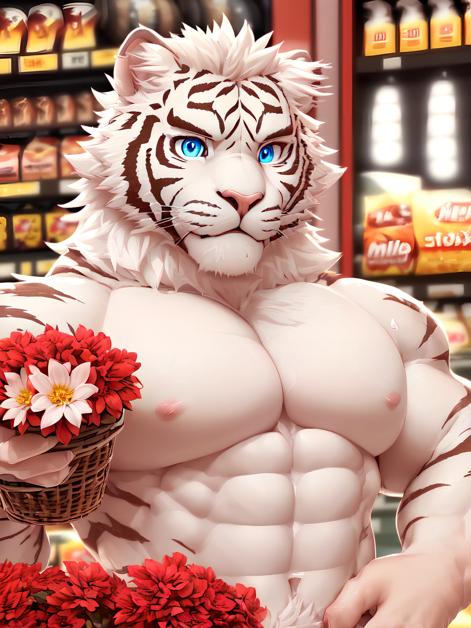 超市裡的老虎 Tiger in store
