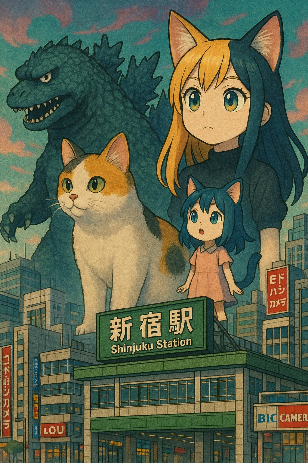 チャトピちゃんでいろんなえき