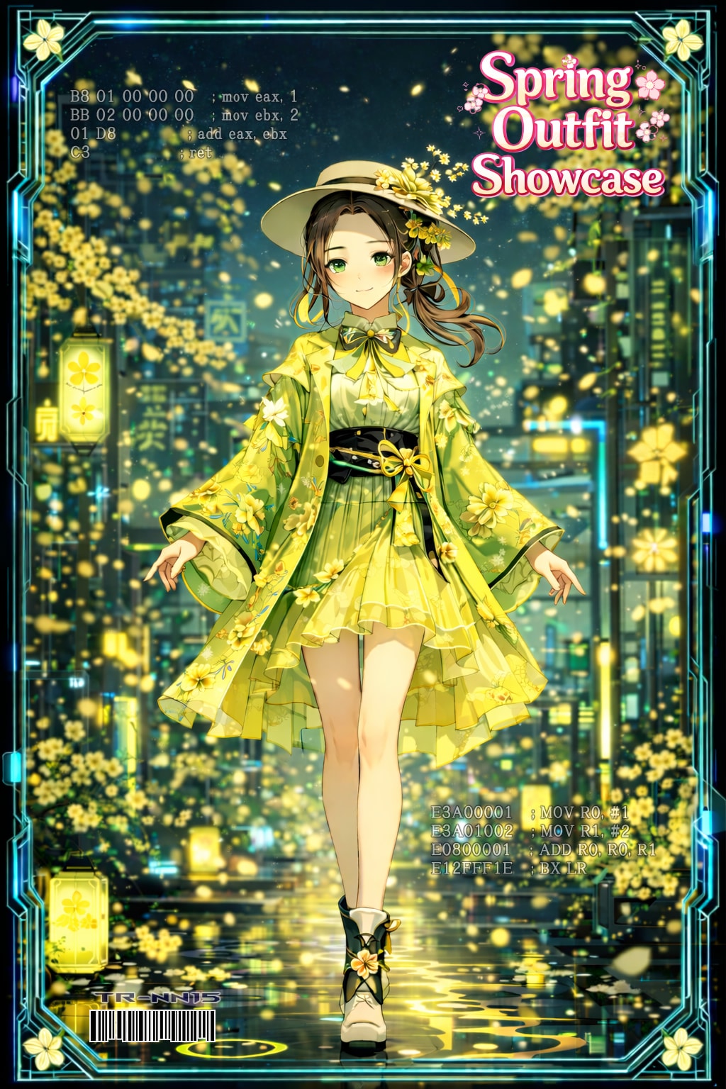 サイバー春コーデ