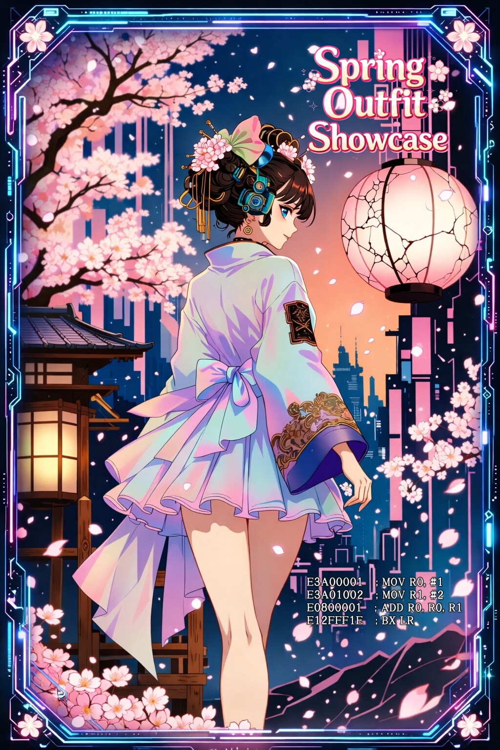 サイバー春コーデ