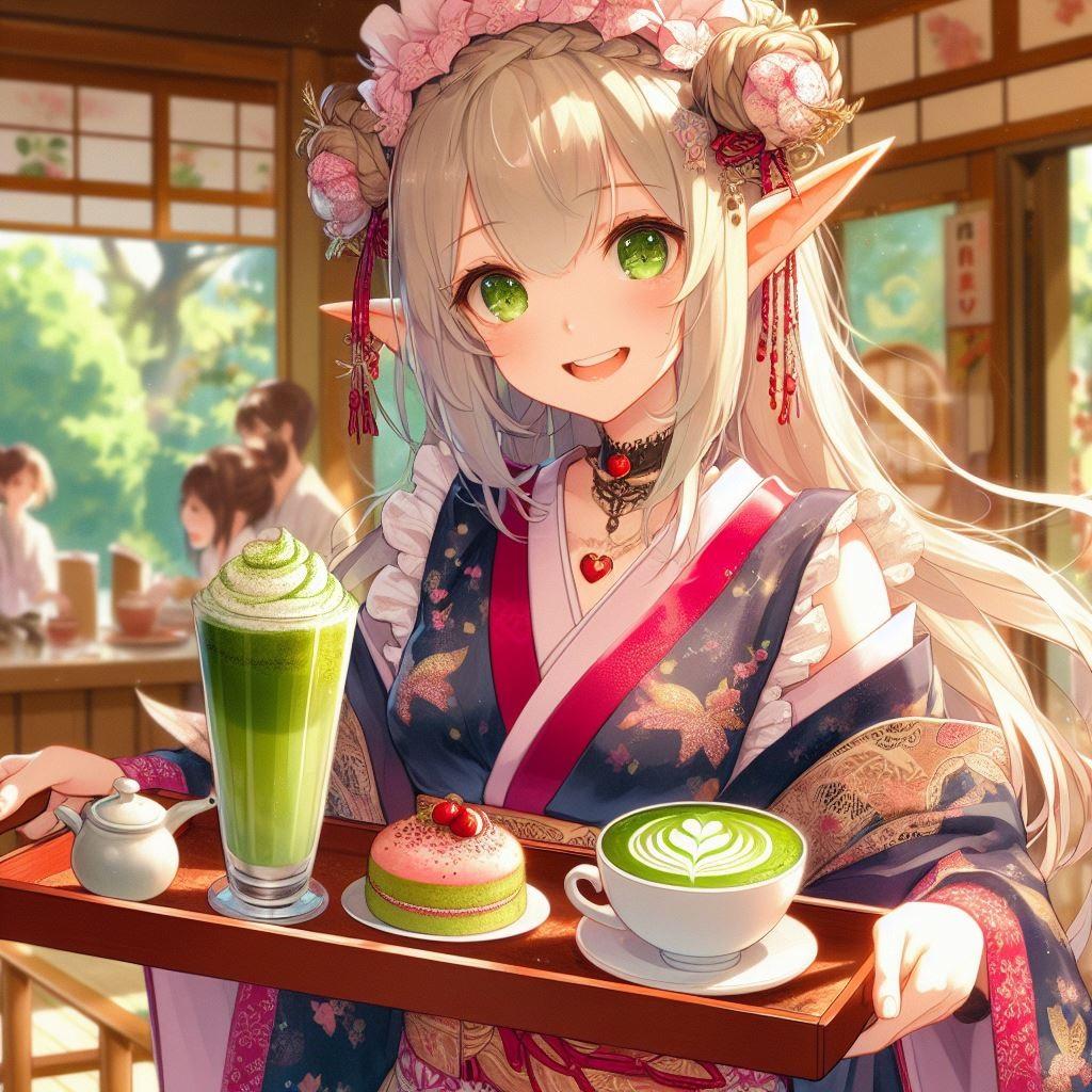 和風メイドエルフさん