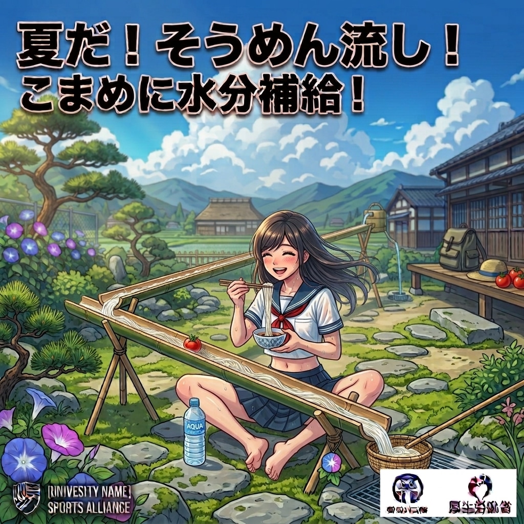 皆さん、今日もしっかり水分補給してね！21