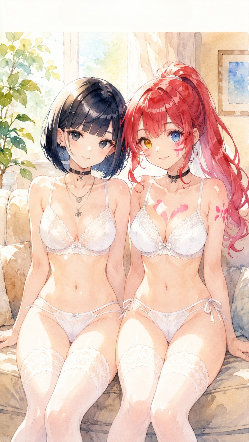 白いランジェリー