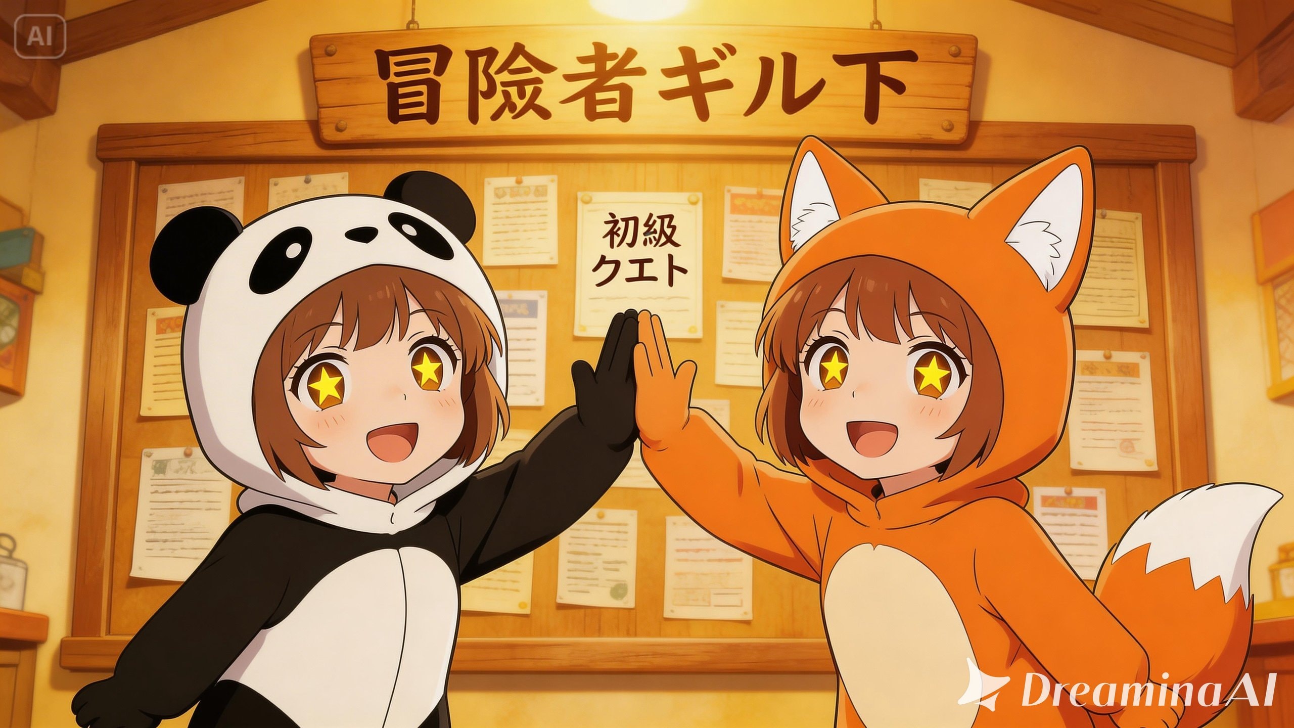 【All0409b】冒険者ギルドにクエスト「薬草採取」で良いのがあったので受注（モデル: Seedream 5.0Lite） | の人気AIイラスト・グラビア