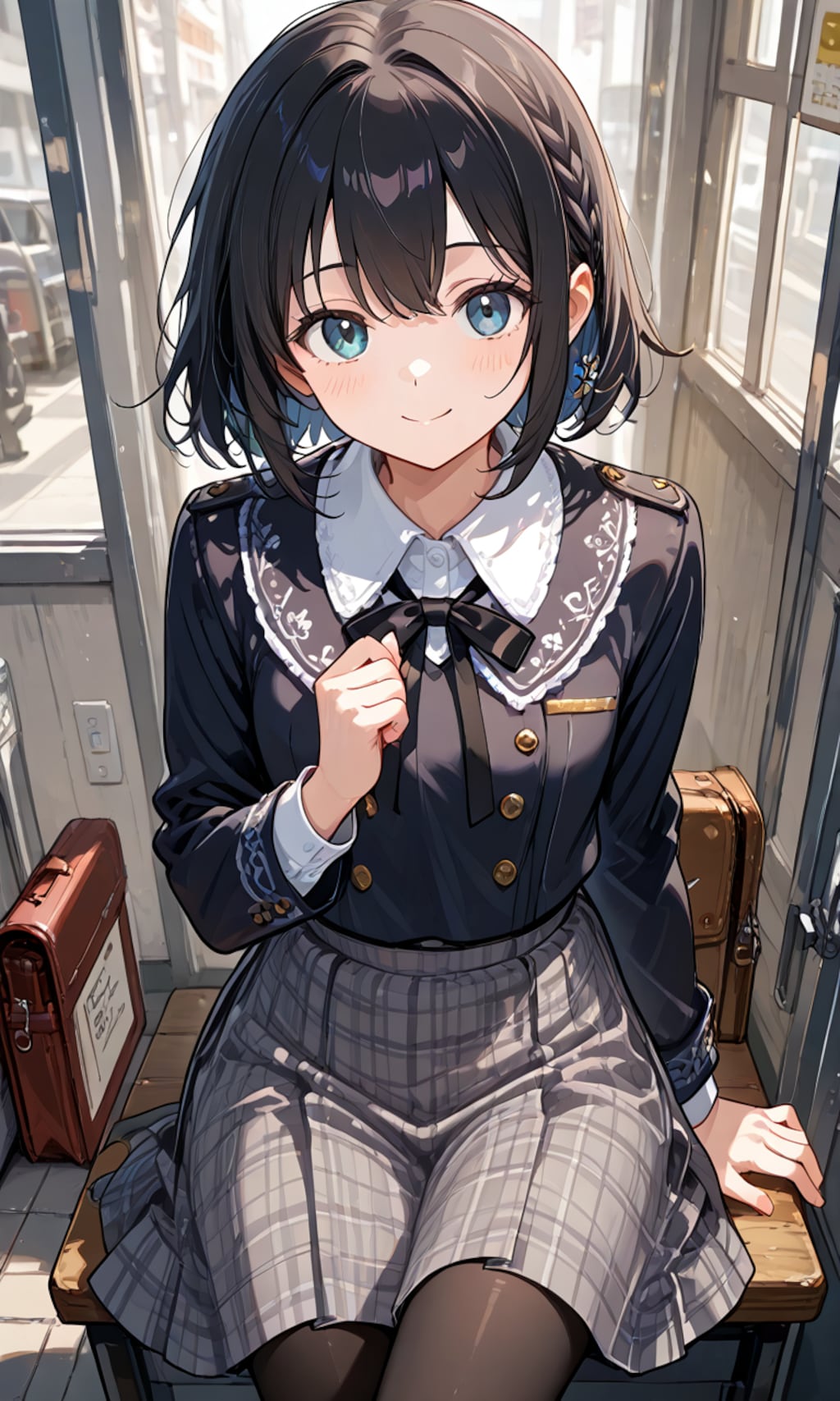 ショートへアの子