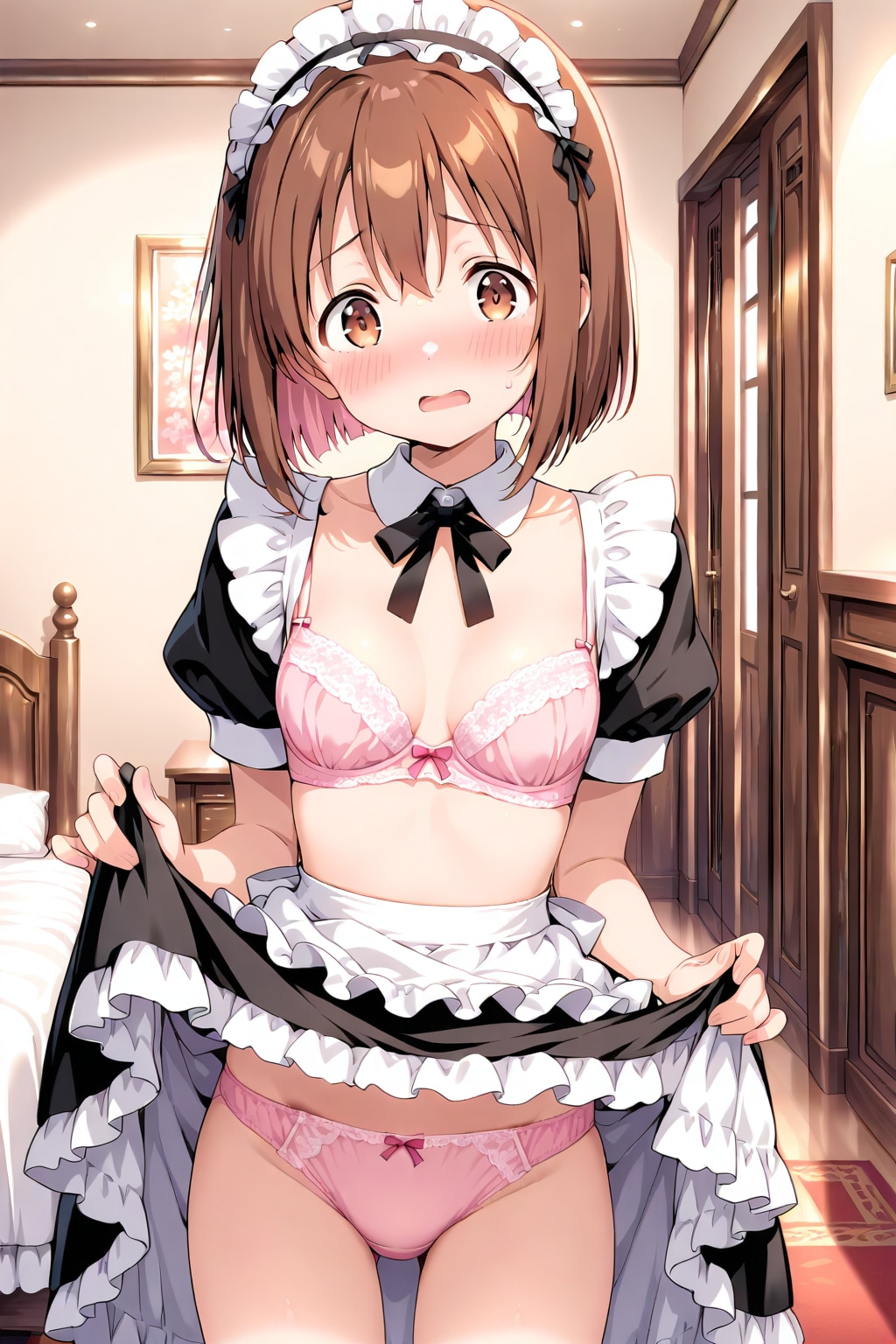 たくし上げメイド