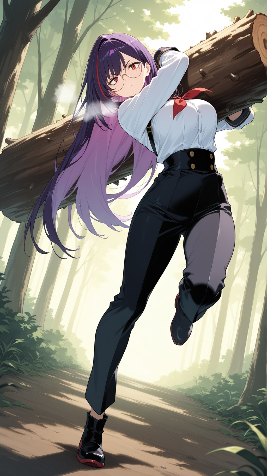 皆の者！丸太は持ったな！