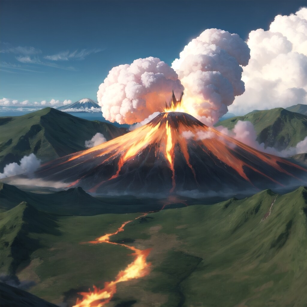 火山 | の人気AIイラスト・グラビア