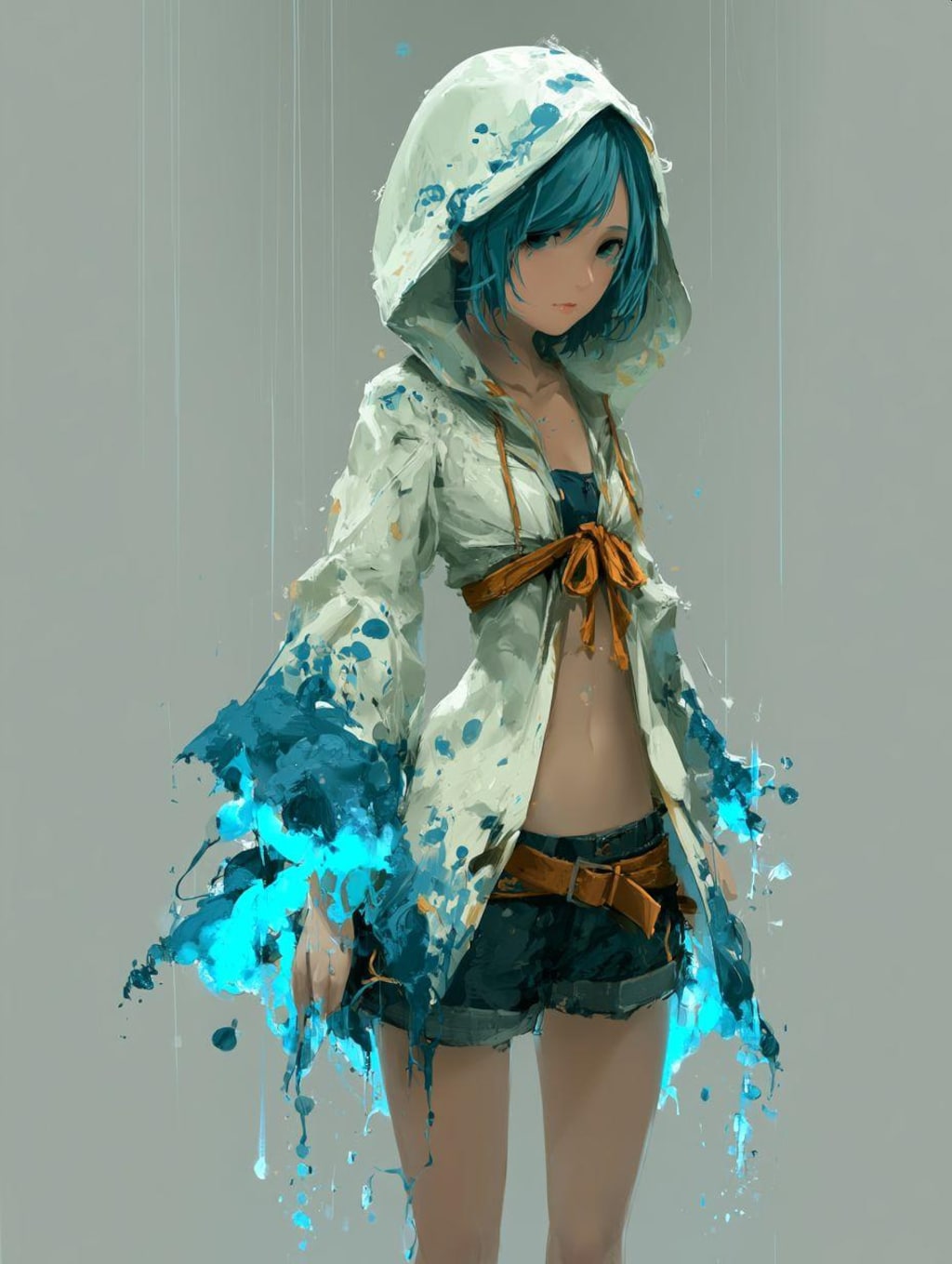 雨の擬人化