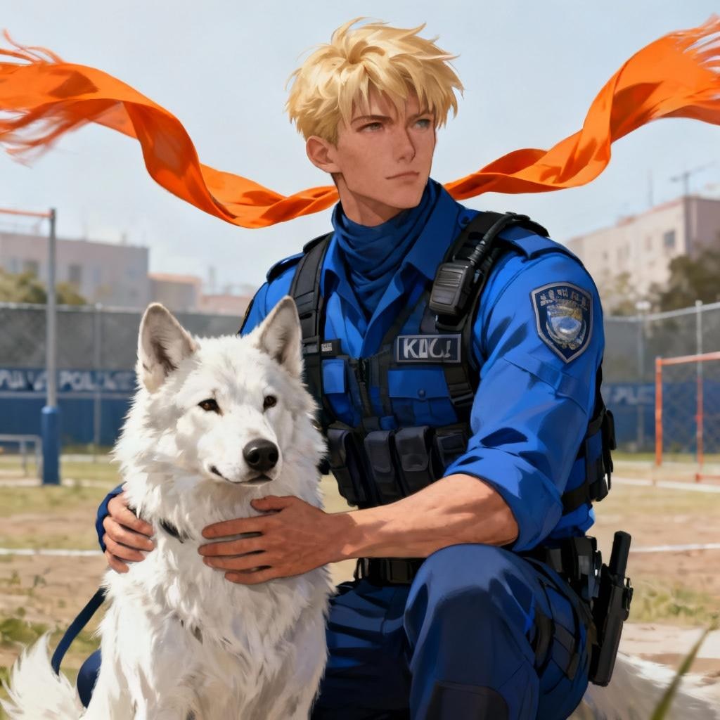 警察犬ハンドラー