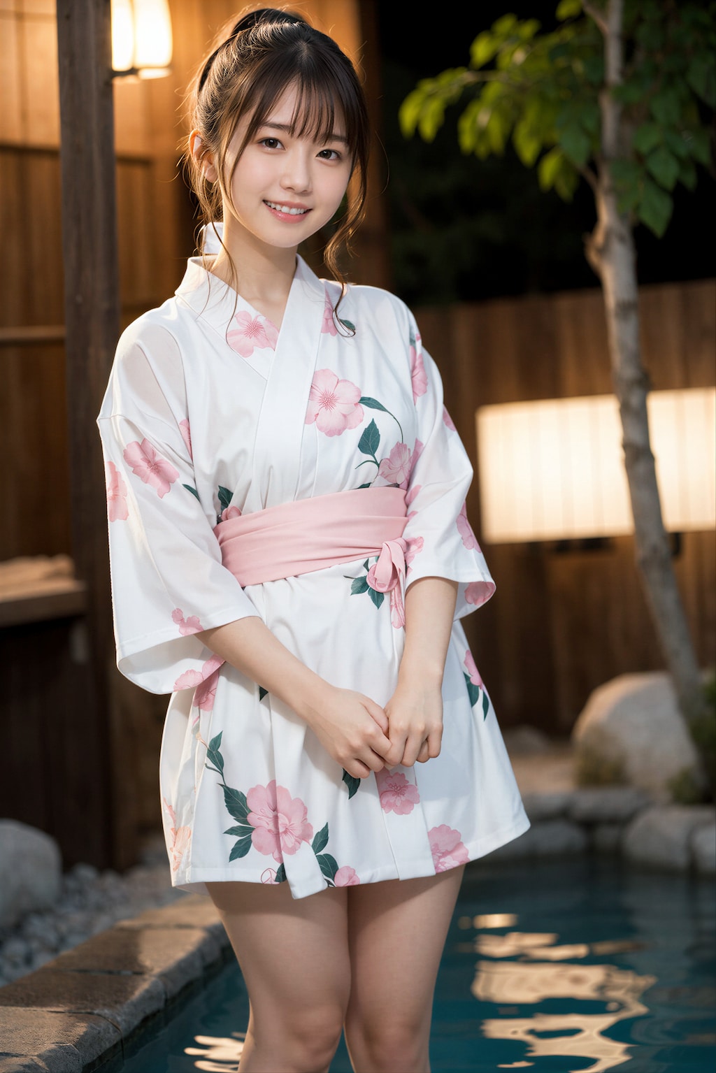 温泉の女将さん