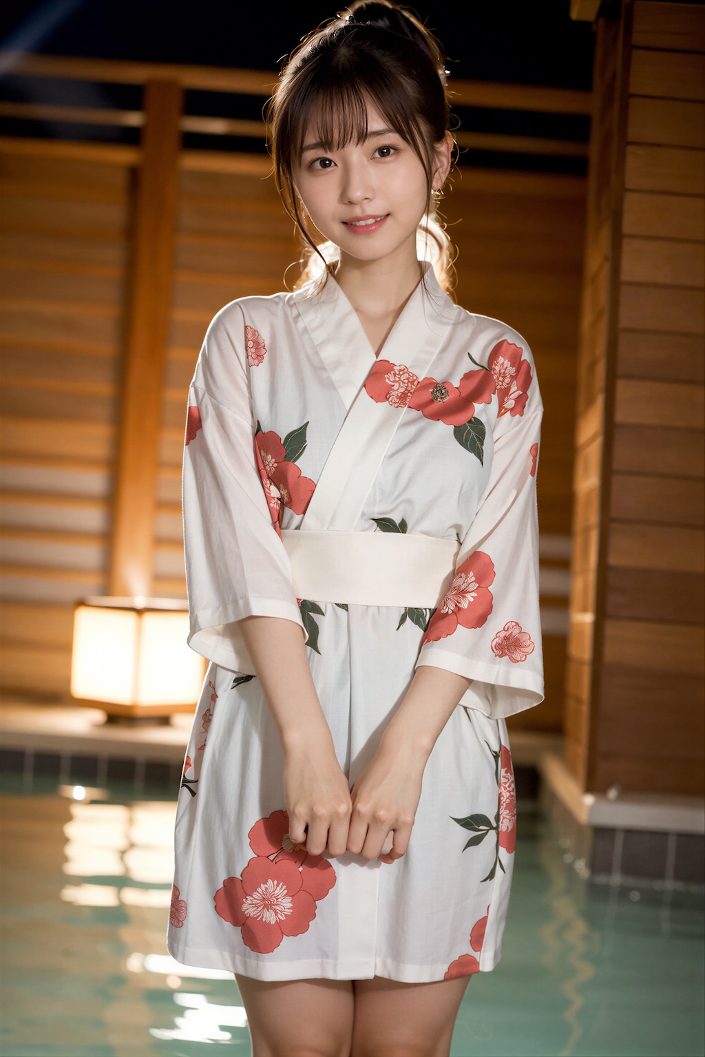 温泉の女将さん