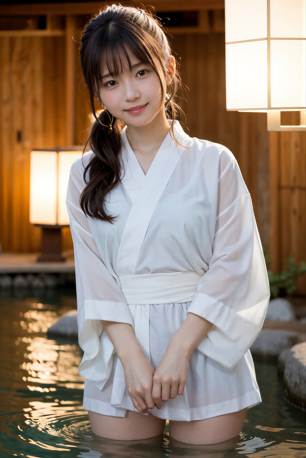 温泉の女将さん