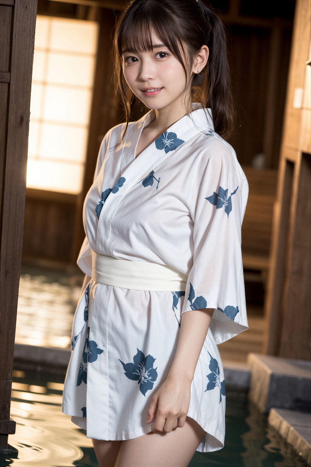 温泉の女将さん