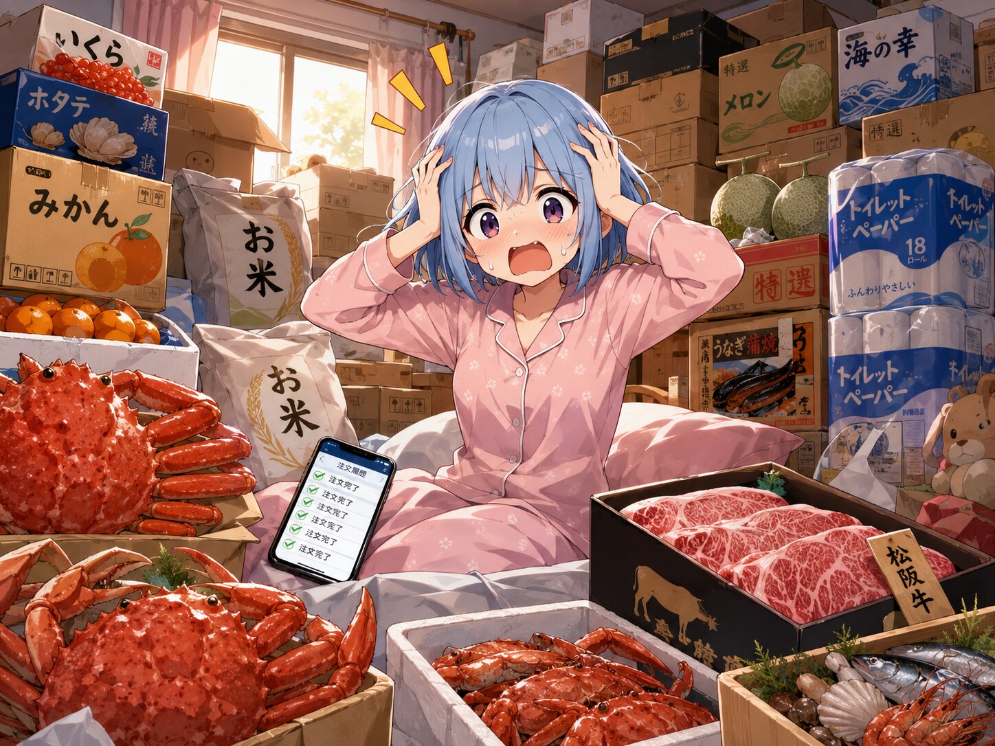朝起きたら、控除上限を超えてました。 | の人気AIイラスト・グラビア