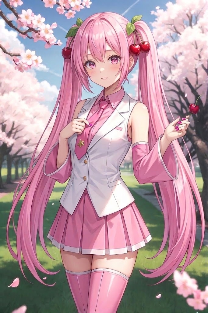 桜ミクにしました