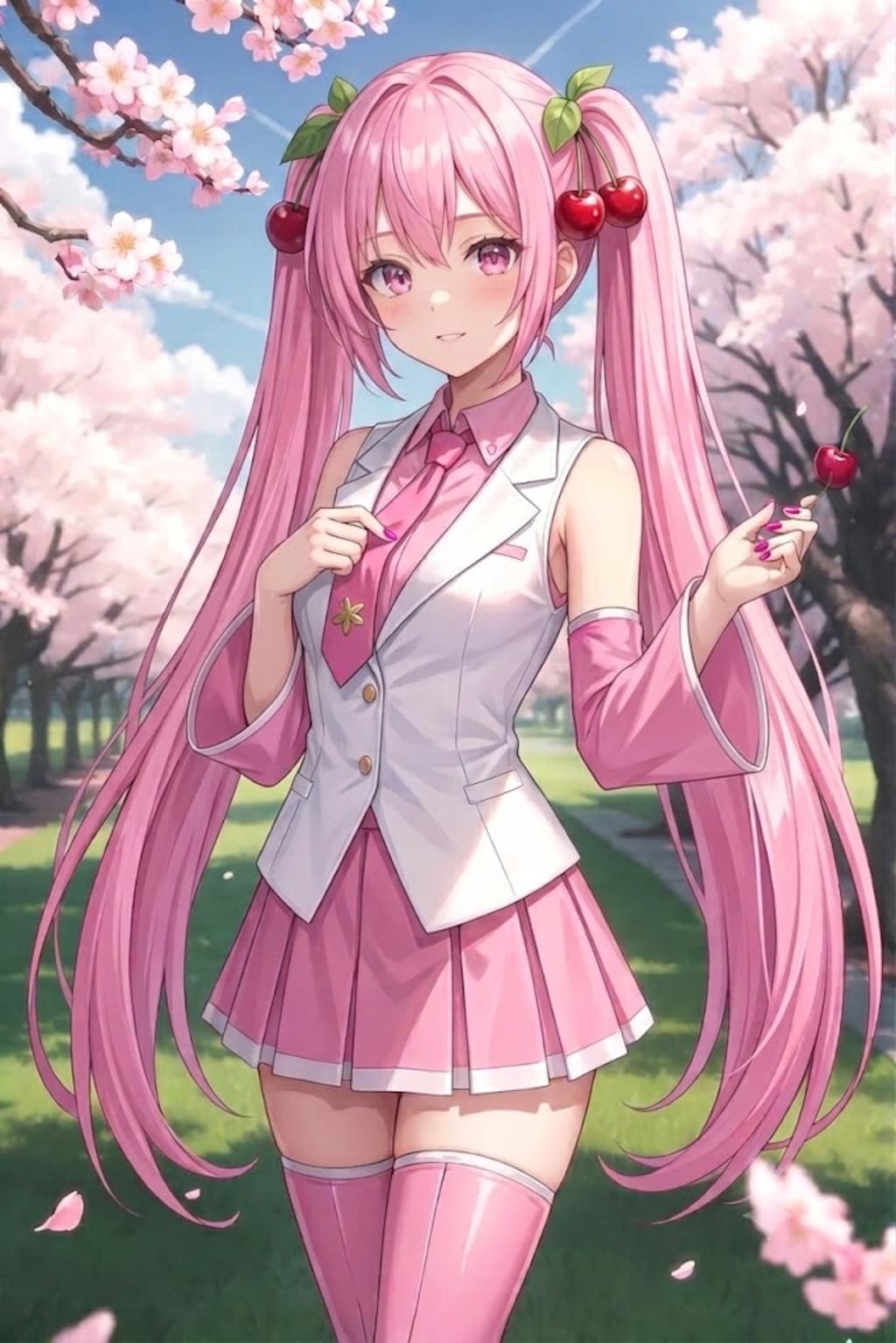 桜ミクにしました