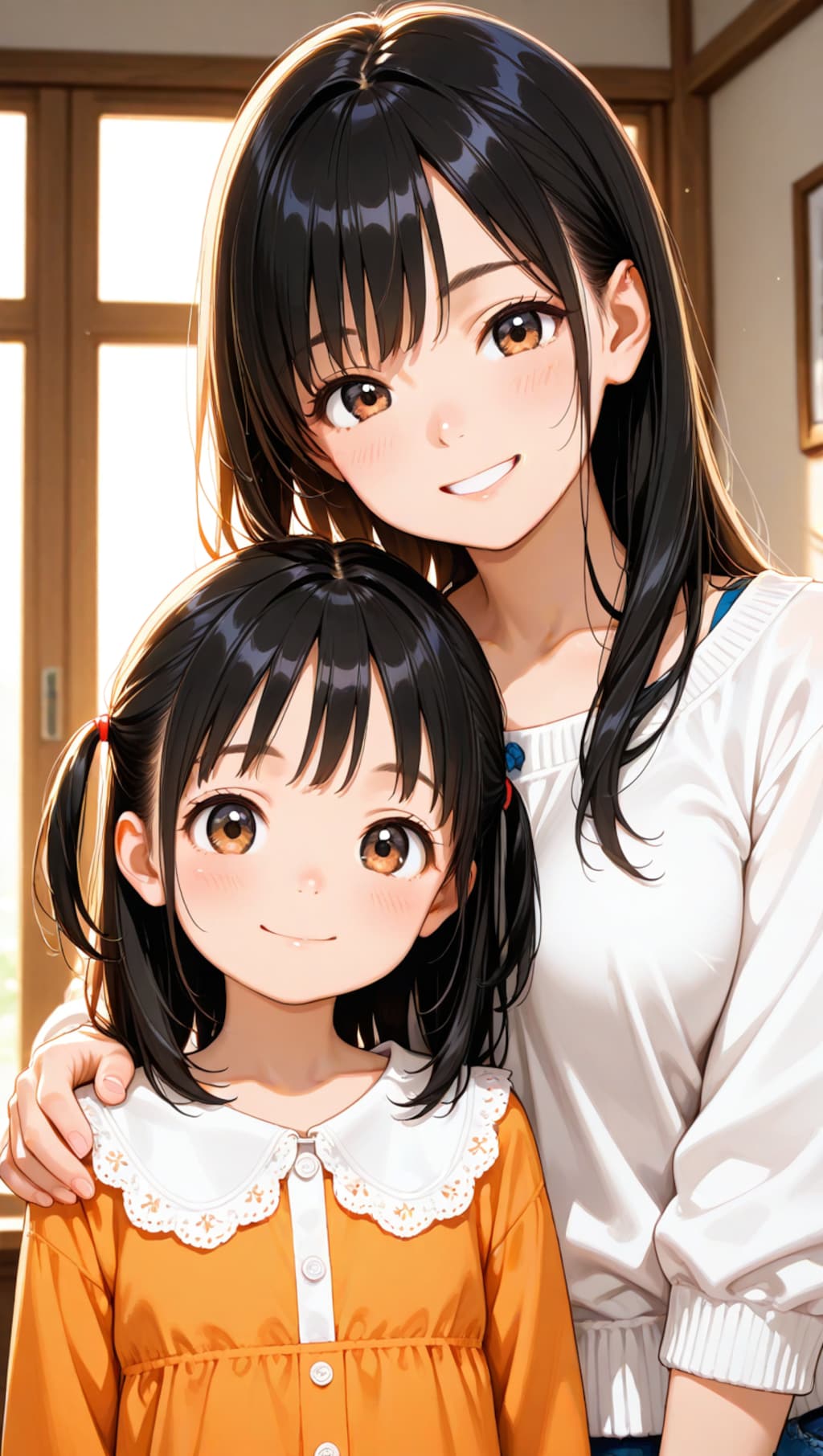 年の離れた姉妹