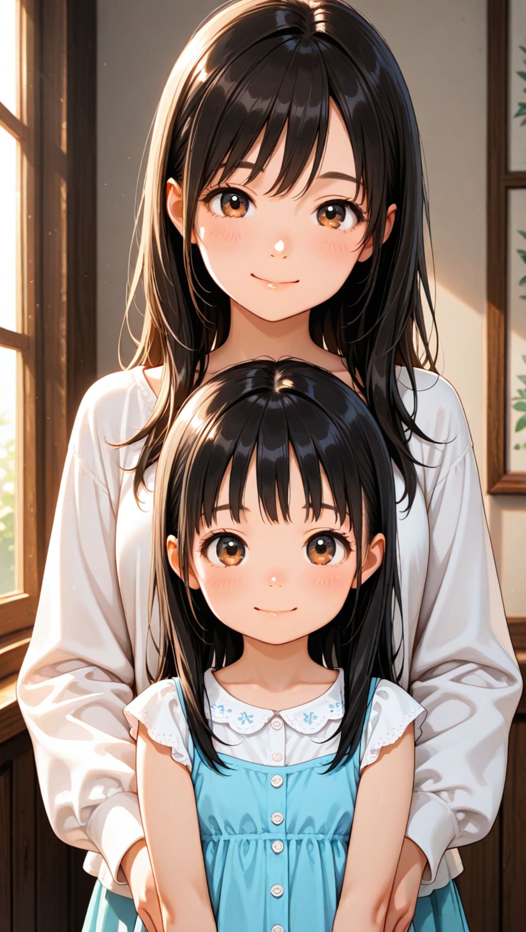 年の離れた姉妹