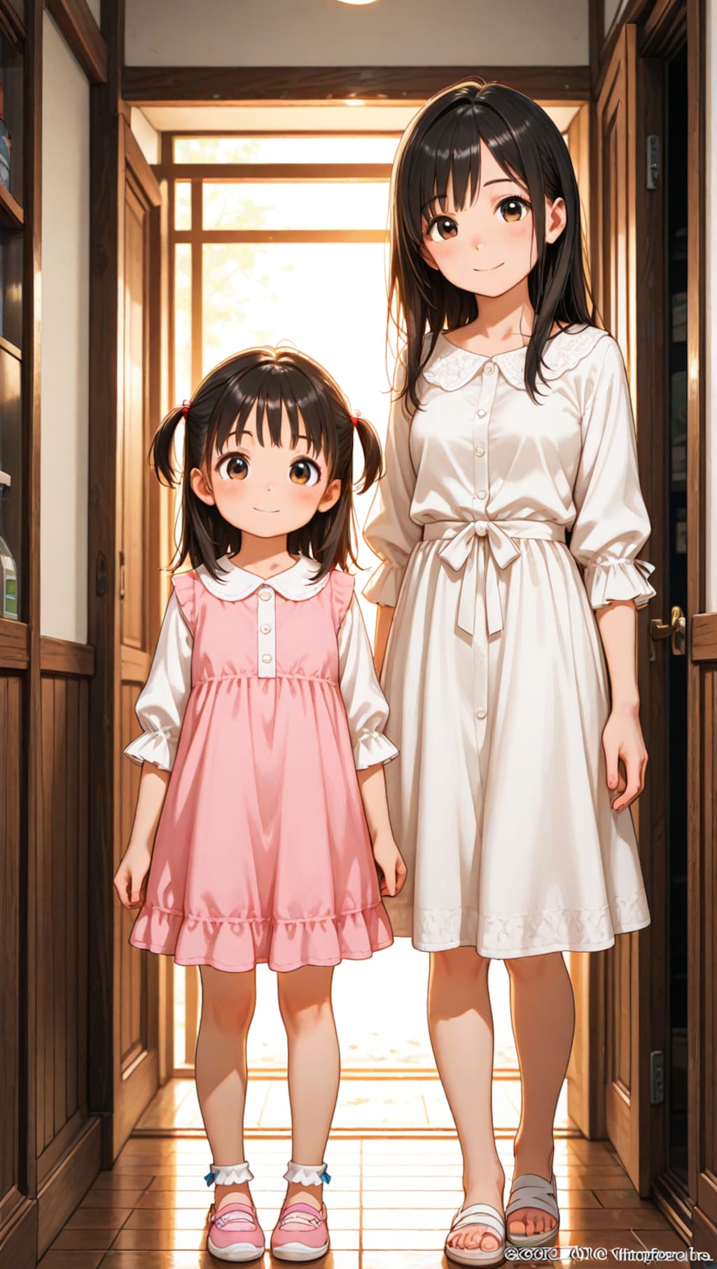 年の離れた姉妹