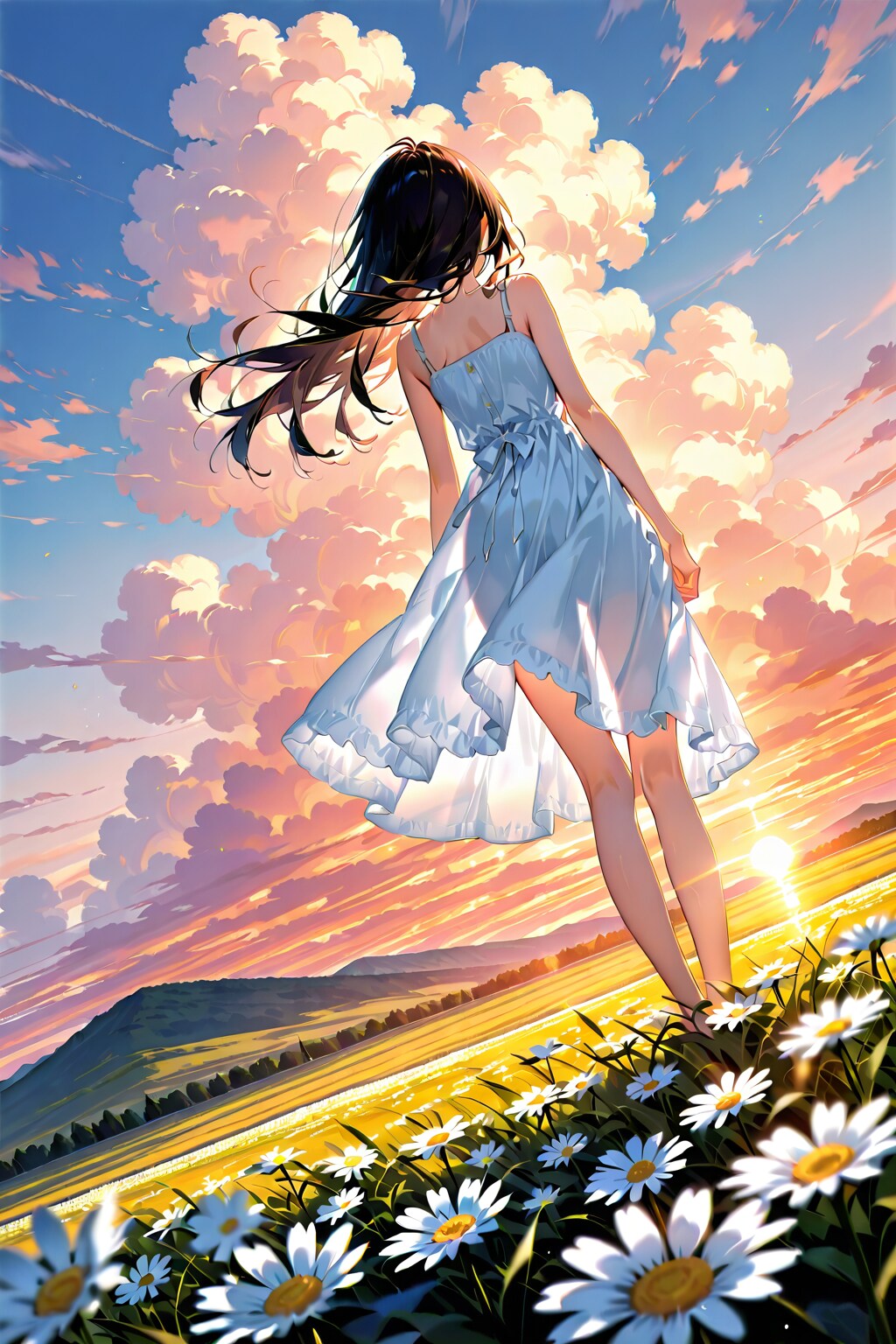 高原の夕暮れ(QILIN)