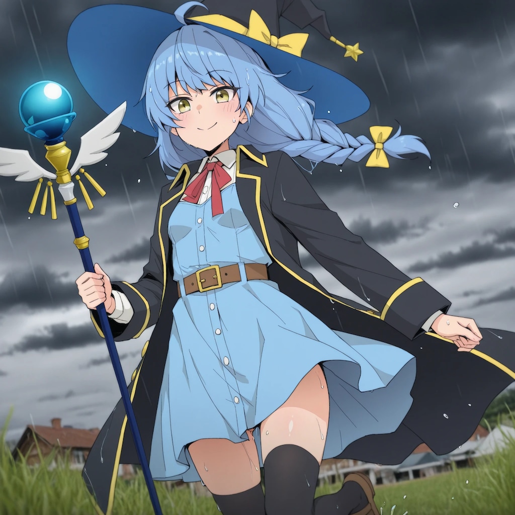 魔法で雨を呼ぶレインさん♪