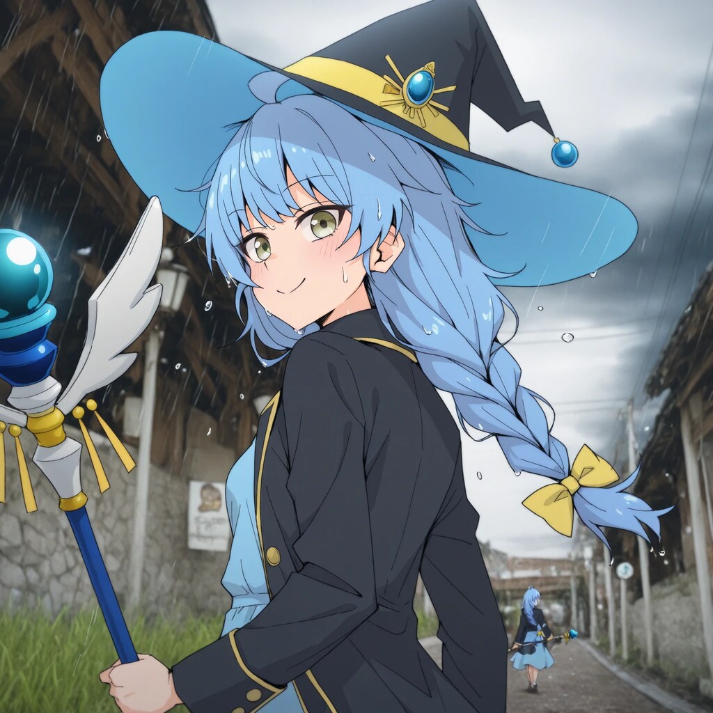 魔法で雨を呼ぶレインさん♪