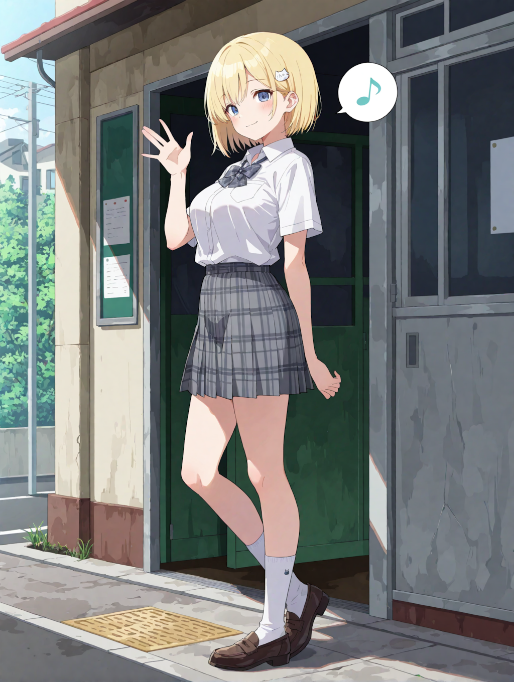 ひまりちゃんの髪型をショートヘアにしてみた