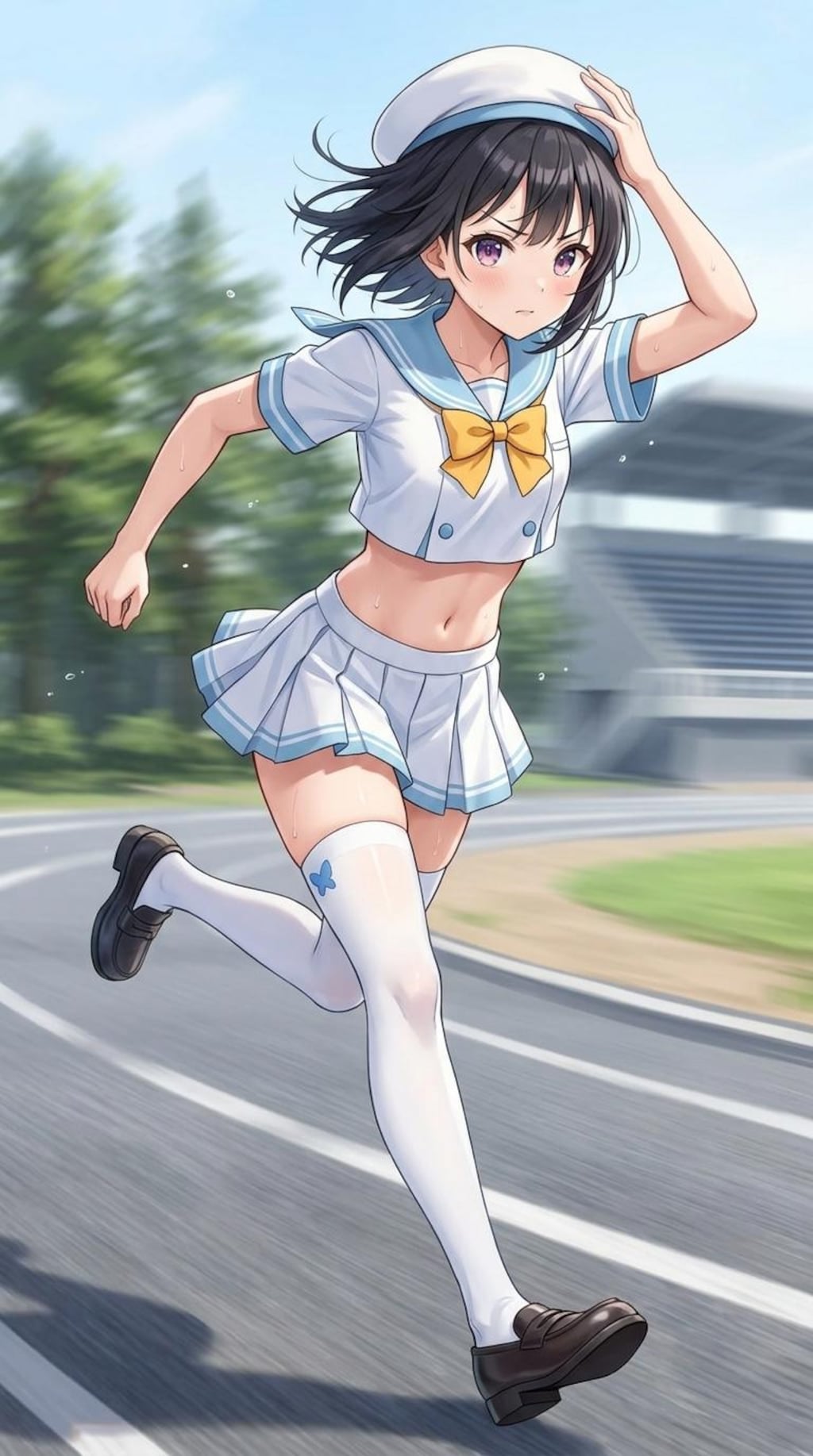セーラー服アクション少女