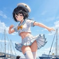 セーラー服アクション少女 4枚目