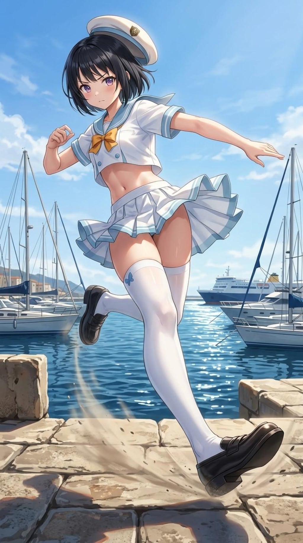 セーラー服アクション少女