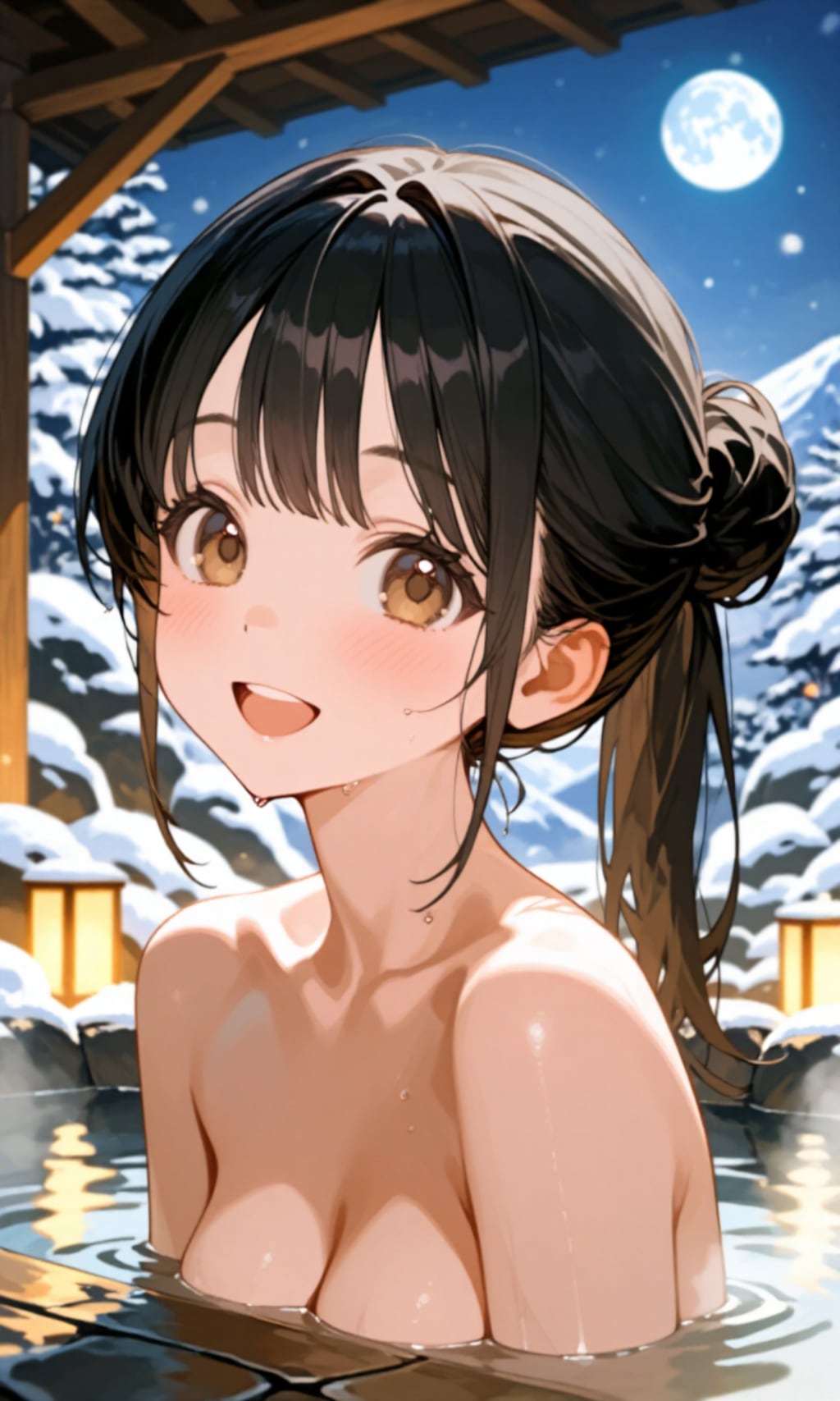 今夜も露天