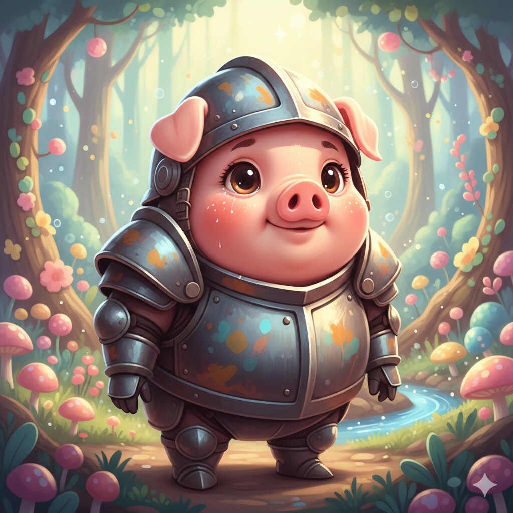 鎧のブタ | の人気AIイラスト・グラビア