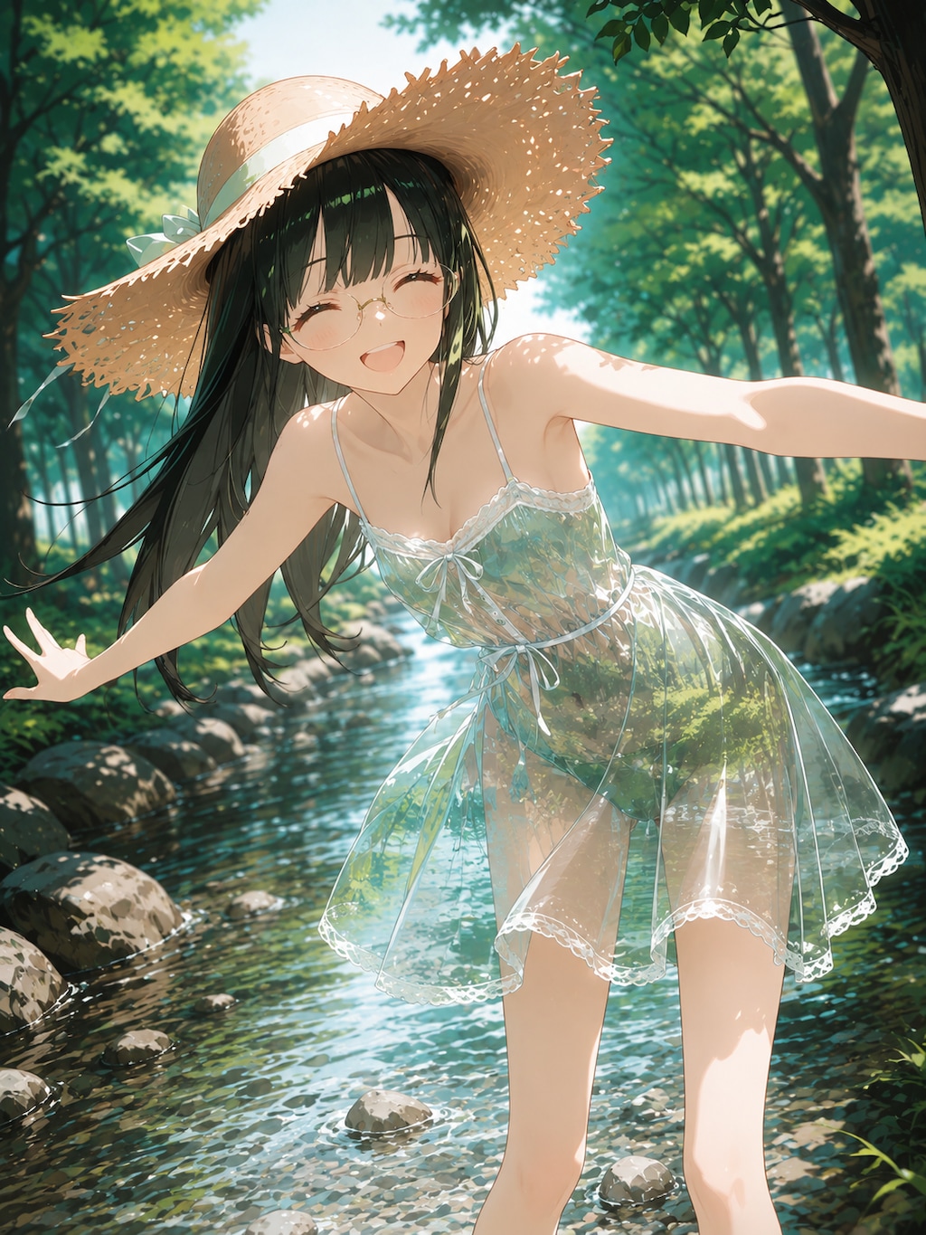 透明ドレス