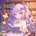 日だまりの読書少女 6枚目